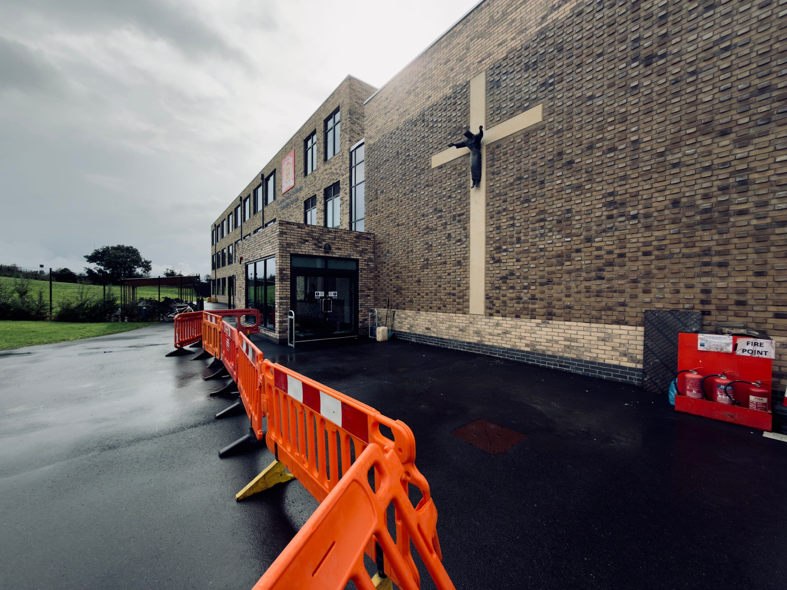 Completed school building at Newman School, Carlisle