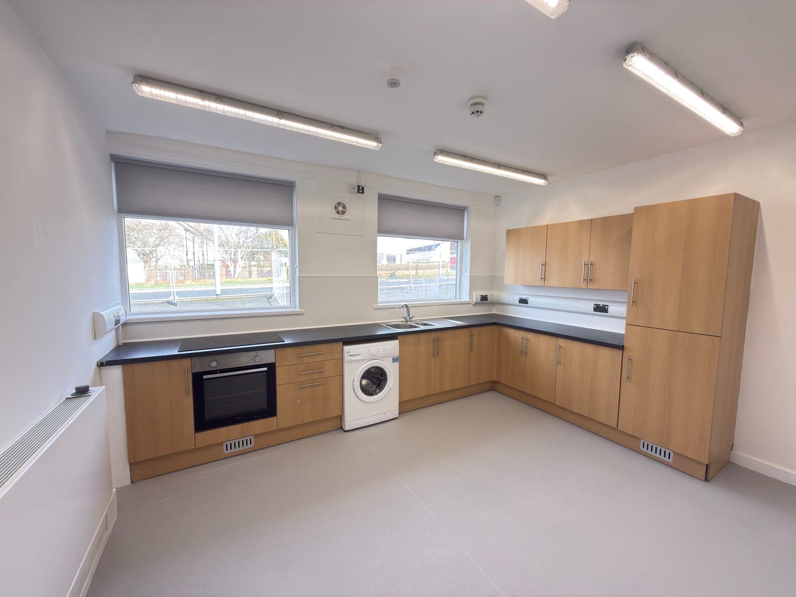 Completed kitchen following the refurbishment