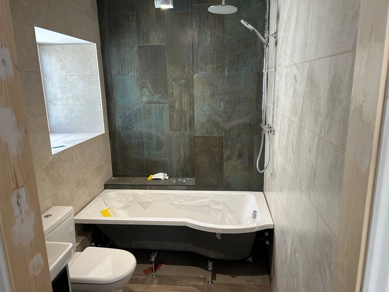 Completed bathroom