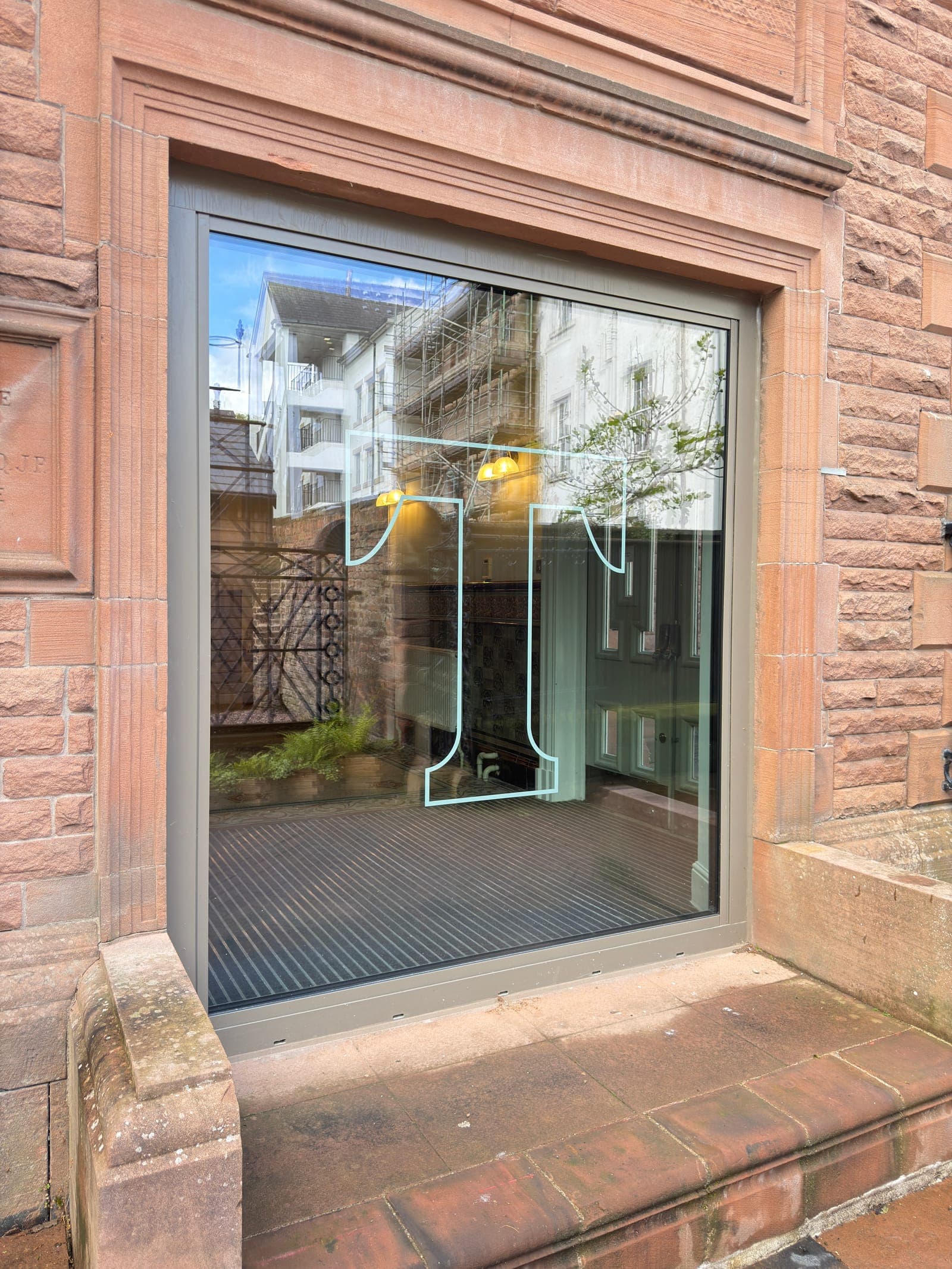 Glazed entrance to Tullie House