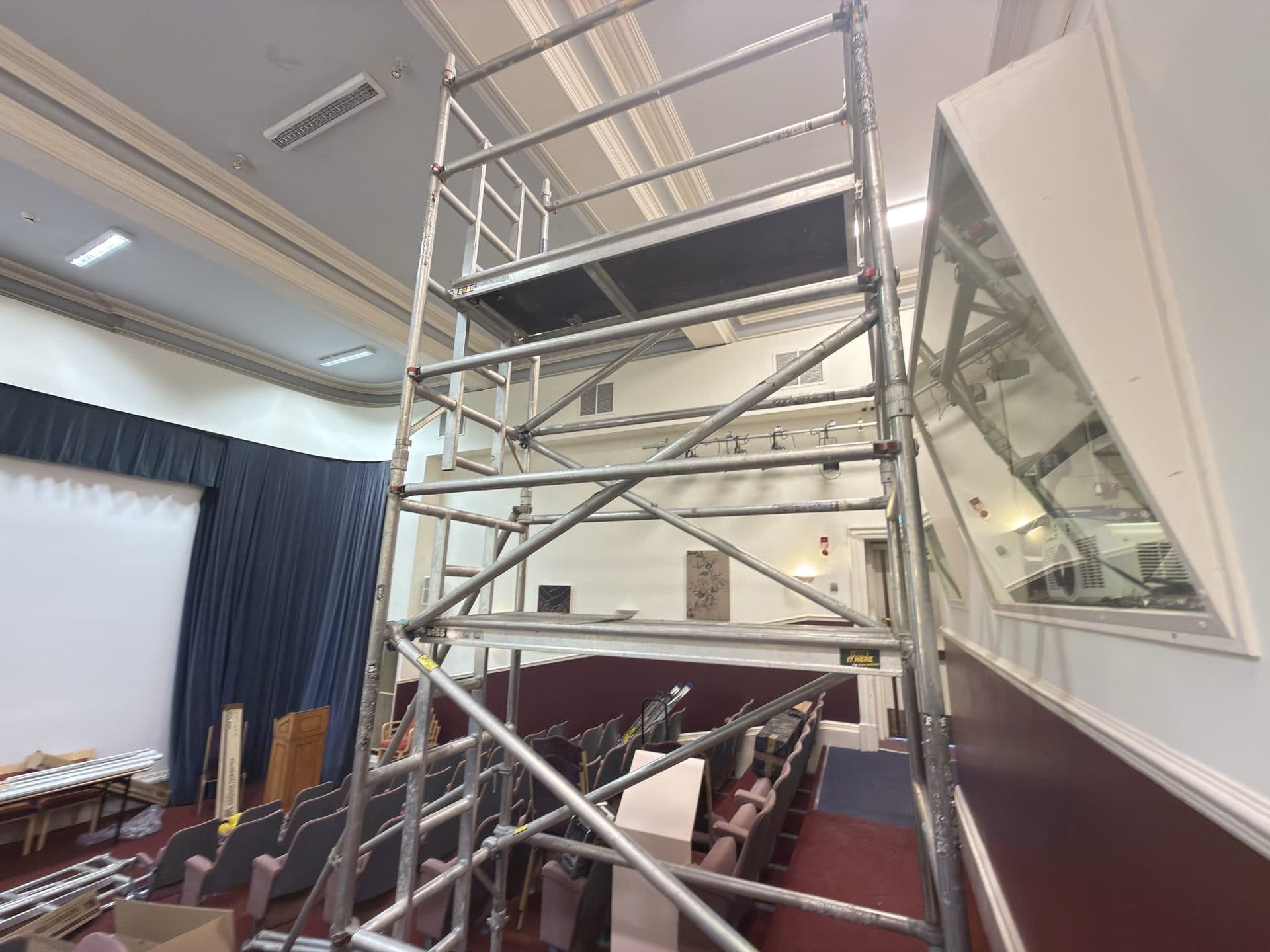 Theatre lighting upgrade at Tullie House, Carlisle